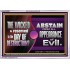 THE WICKED RESERVED FOR DAY OF DESTRUCTION  Acrylic Frame Scripture Décor  GWABIDE9899  "24X16"
