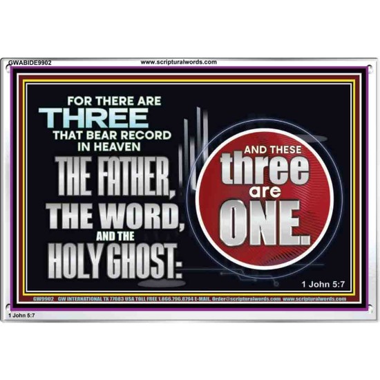 THE THREE THAT BEAR RECORD IN HEAVEN  Modern Wall Art  GWABIDE9902  