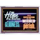 THE HOPE OF RIGHTEOUS IS GLADNESS  Scriptures Wall Art  GWABIDE9914  