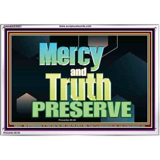 MERCY AND TRUTH PRESERVE  Christian Paintings  GWABIDE9921  