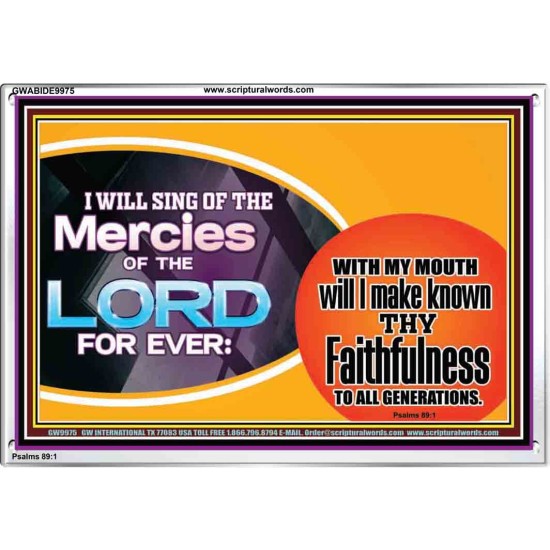 THY FAITHFULNESS TO ALL GENERATIONS  Scriptures Wall Art  GWABIDE9975  