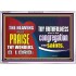 HEAVENS SHALL PRAISE THY WONDERS O LORD  Scriptural Wall Art  GWABIDE9976  "24X16"