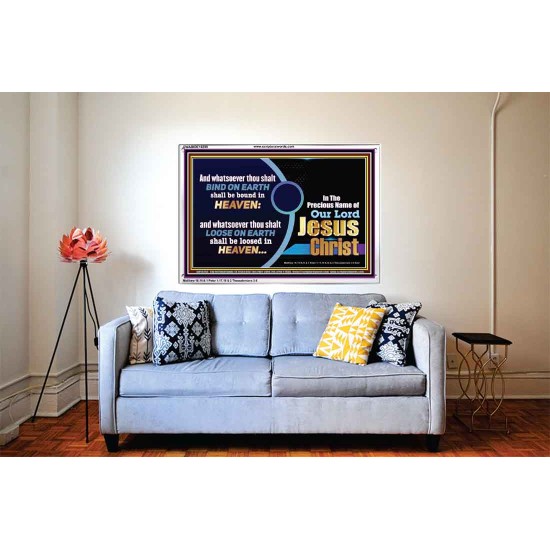 WHATSOEVER THOU SHALT BIND ON EARTH  Custom Wall Art  GWABIDE10298  