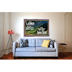 THE LORD WILL UNDO ALL THY AFFLICTIONS  Custom Wall Scriptural Art  GWABIDE10301  "24X16"