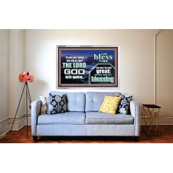I BLESS THEE AND THOU SHALT BE A BLESSING  Custom Wall Scripture Art  GWABIDE10306  "24X16"