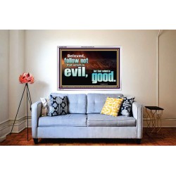 FOLLOW NOT WHICH IS EVIL  Custom Christian Artwork Acrylic Frame  GWABIDE10309  "24X16"