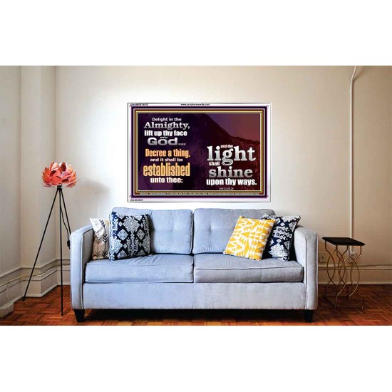 LIFT UP THY FACE UNTO GOD  Custom Modern Wall Art  GWABIDE10313  