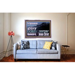 THE GLORY OF THE LORD WILL BE UPON YOU  Custom Inspiration Scriptural Art Acrylic Frame  GWABIDE10320  "24X16"