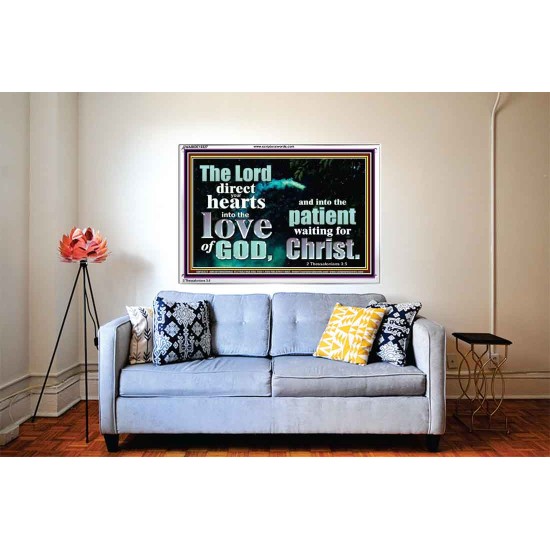 DIRECT YOUR HEARTS INTO THE LOVE OF GOD  Art & Décor Acrylic Frame  GWABIDE10327  