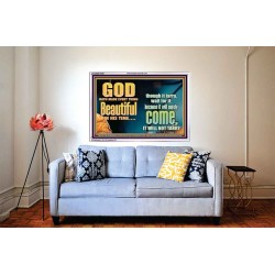 GOD HATH MADE EVERYTHING BEAUTIFUL ALLELUIA  Children Room  GWABIDE10360  "24X16"