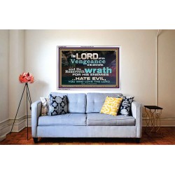 HATE EVIL YOU WHO LOVE THE LORD  Children Room Wall Acrylic Frame  GWABIDE10378  "24X16"