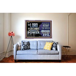 THE LORD GOD ALMIGHTY GREAT IN POWER  Sanctuary Wall Acrylic Frame  GWABIDE10379  "24X16"