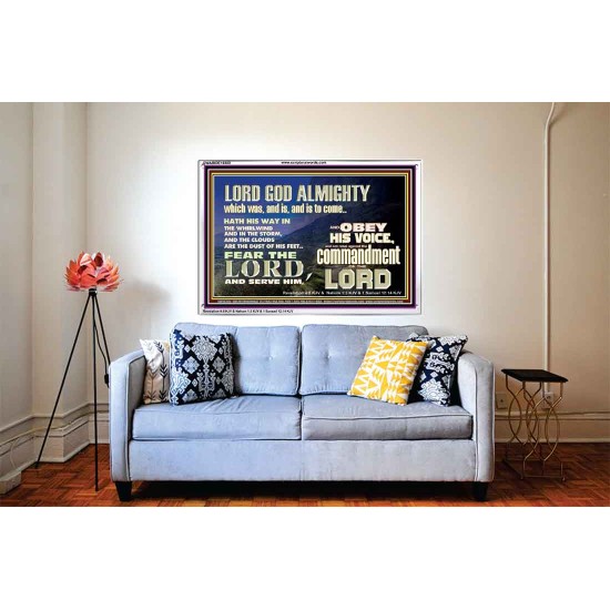 REBEL NOT AGAINST THE COMMANDMENTS OF THE LORD  Ultimate Inspirational Wall Art Picture  GWABIDE10380  