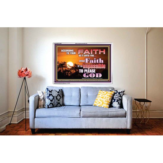 ACCORDING TO YOUR FAITH BE IT UNTO YOU  Children Room  GWABIDE10387  
