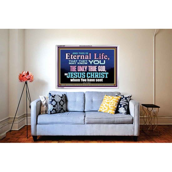 CHRIST JESUS THE ONLY WAY TO ETERNAL LIFE  Sanctuary Wall Acrylic Frame  GWABIDE10397  