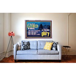 I WILL FILL THIS HOUSE WITH GLORY  Righteous Living Christian Acrylic Frame  GWABIDE10420  "24X16"