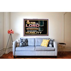 BEFORE HONOUR IS HUMILITY  Scriptural Acrylic Frame Signs  GWABIDE10455  "24X16"