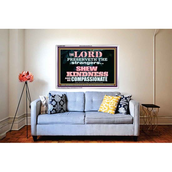 SHEW KINDNESS AND BE COMPASSIONATE  Christian Quote Acrylic Frame  GWABIDE10462  