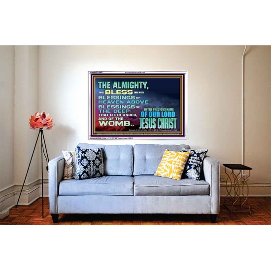 DO YOU WANT BLESSINGS OF THE DEEP  Christian Quote Acrylic Frame  GWABIDE10463  