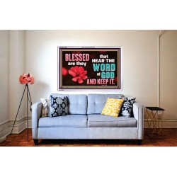 BE DOERS AND NOT HEARER OF THE WORD OF GOD  Bible Verses Wall Art  GWABIDE10483  "24X16"
