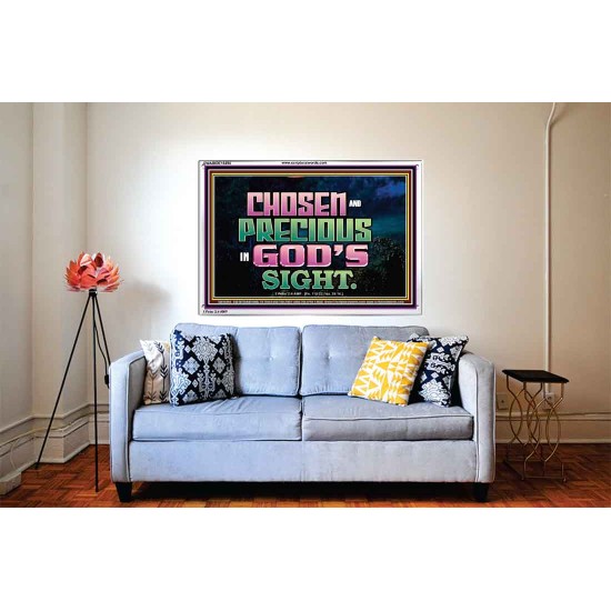 CHOSEN AND PRECIOUS IN THE SIGHT OF GOD  Modern Christian Wall Décor Acrylic Frame  GWABIDE10494  