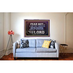 I AM THY SHIELD AND EXCEEDING GREAT REWARD  Unique Power Bible Acrylic Frame  GWABIDE10531  "24X16"