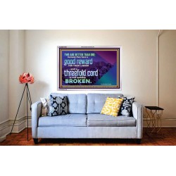 TWO ARE BETTER THAN ONE  Contemporary Christian Wall Art Acrylic Frame  GWABIDE10548  