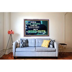 THE WORD IS NIGH THEE  Christian Quotes Acrylic Frame  GWABIDE10555  "24X16"