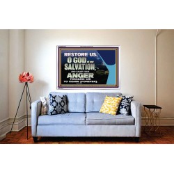 GOD OF OUR SALVATION  Scripture Wall Art  GWABIDE10573  "24X16"