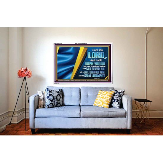 I WILL REDEEM YOU WITH A STRETCHED OUT ARM  New Wall Décor  GWABIDE10620  