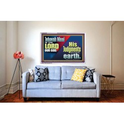 JEHOVAH NISSI IS THE LORD OUR GOD  Sanctuary Wall Acrylic Frame  GWABIDE10661  "24X16"