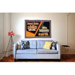 JEHOVAH SHALOM IS THE LORD OUR GOD  Ultimate Inspirational Wall Art Acrylic Frame  GWABIDE10662  "24X16"