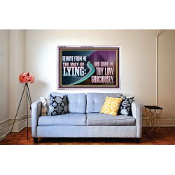 GRANT ME THY LAW GRACIOUSLY  Unique Scriptural Acrylic Frame  GWABIDE10690  "24X16"