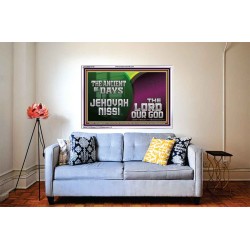 THE ANCIENT OF DAYS JEHOVAHNISSI THE LORD OUR GOD  Scriptural Décor  GWABIDE10731  "24X16"