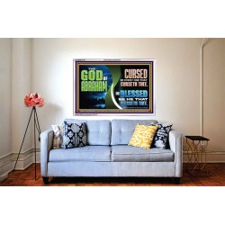 BLESSED BE HE THAT BLESSETH THEE  Religious Wall Art   GWABIDE10776  "24X16"