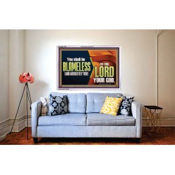 BE ABSOLUTELY TRUE TO THE LORD OUR GOD  Children Room Acrylic Frame  GWABIDE11920  "24X16"