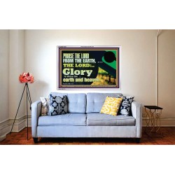 PRAISE THE LORD FROM THE EARTH  Children Room Wall Acrylic Frame  GWABIDE12033  "24X16"