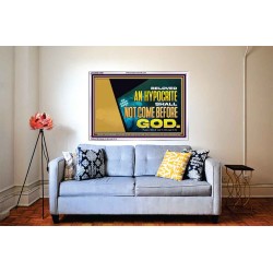 AN HYPOCRITE SHALL NOT COME BEFORE GOD  Scriptures Wall Art  GWABIDE12095  