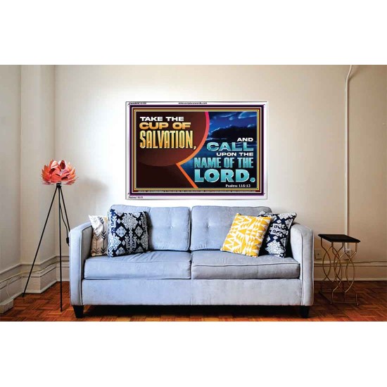 TAKE THE CUP OF SALVATION  Art & Décor Acrylic Frame  GWABIDE12152  