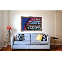 THY FAITHFULNESS IS UNTO ALL GENERATIONS O LORD  Bible Verse for Home Acrylic Frame  GWABIDE12156  "24X16"