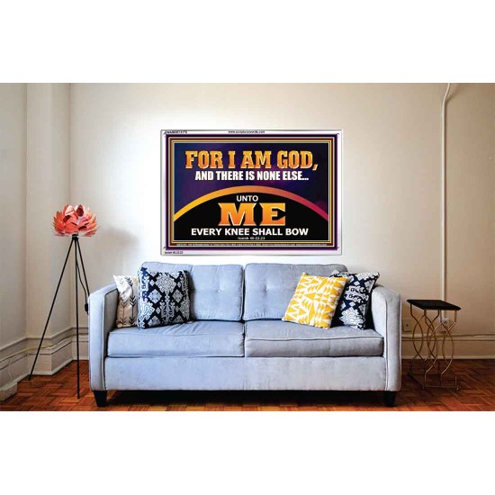 UNTO ME EVERY KNEE SHALL BOW  Scripture Wall Art  GWABIDE12176  