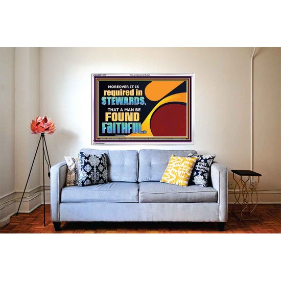 BE FOUND FAITHFUL  Scriptural Wall Art  GWABIDE12693  