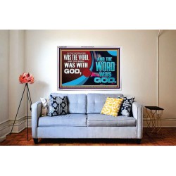 THE WORD OF LIFE THE FOUNDATION OF HEAVEN AND THE EARTH  Ultimate Inspirational Wall Art Picture  GWABIDE12984  "24X16"