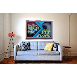 WIVES SUBMIT YOURSELVES UNTO YOUR OWN HUSBANDS  Ultimate Inspirational Wall Art Acrylic Frame  GWABIDE13075  