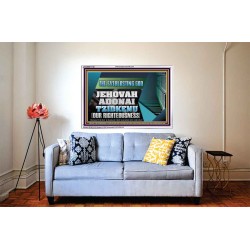 THE EVERLASTING GOD JEHOVAH ADONAI TZIDKENU OUR RIGHTEOUSNESS  Contemporary Christian Paintings Acrylic Frame  GWABIDE13132  "24X16"