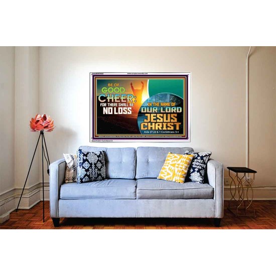 THERE SHALL BE NO LOSS  Righteous Living Christian Acrylic Frame  GWABIDE9543  
