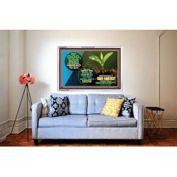 THE GREAT PROVIDER JEHOVAH JIREH  Unique Scriptural Acrylic Frame  GWABIDE9549  "24X16"