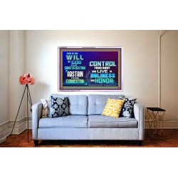 THE WILL OF GOD SANCTIFICATION HOLINESS AND RIGHTEOUSNESS  Church Acrylic Frame  GWABIDE9588  "24X16"