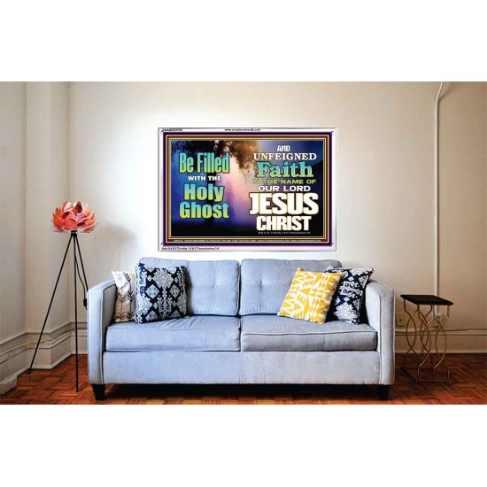 BE FILLED WITH THE HOLY GHOST  Large Wall Art Acrylic Frame  GWABIDE9793  