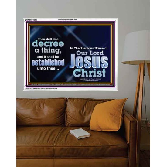 THE LIGHT SHALL SHINE UPON THY WAYS  Christian Quote Acrylic Frame  GWABIDE10296  